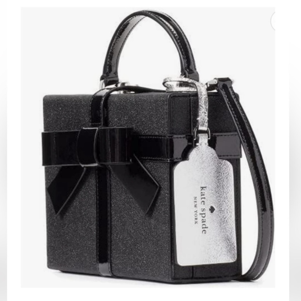 Kate Spade NWT wrapping party gift box crossbody bag NOVELTY - Picture 3 of 16
